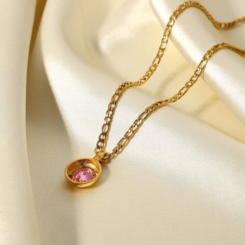 Halsband med Oval Cubic Zirconia